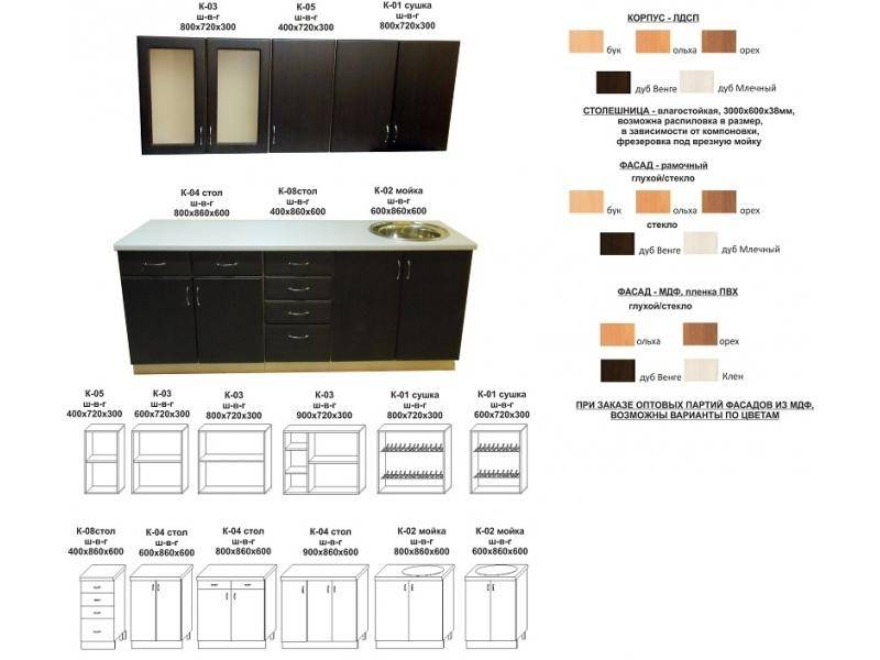 кухонный гарнитур прямой в Благовещенске