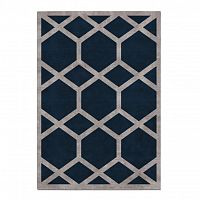 ковер ahston blue 120x170 синий в Благовещенске