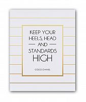 постер keep your heels а3 в Благовещенске
