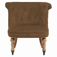 кресло amelie french country chair коричневое в Благовещенске