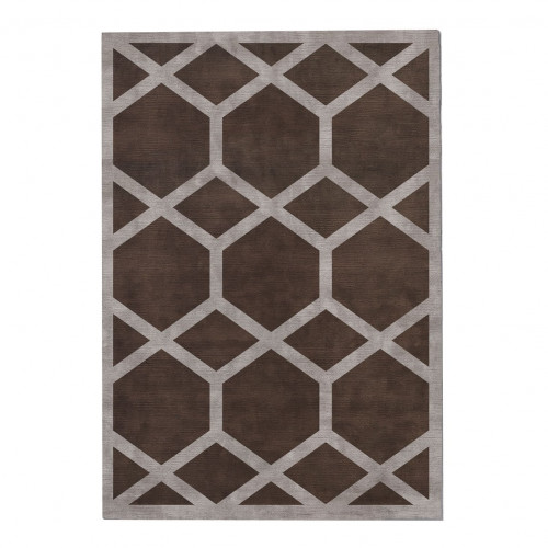 ковер ashton cocoa 240x340 коричневый в Благовещенске