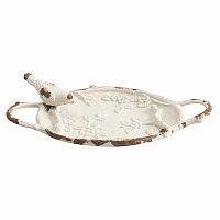 декоративное блюдо pewter dish серое в Благовещенске