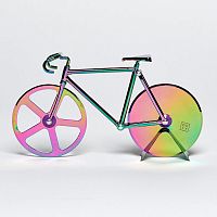 нож для пиццы из нержавеющей стали the fixie, радужный в Благовещенске