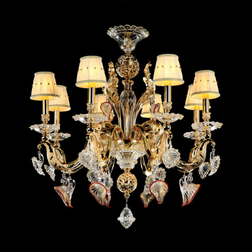 люстра md102729-8a от illuminati золото/янтарная в Благовещенске