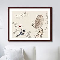 картина: smart owl watching, 1793г. в Благовещенске