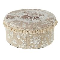 Коробка с крышкой Martha бежевого цвета