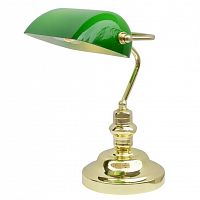 настольная лампа arte lamp banker a2491lt-1go в Благовещенске