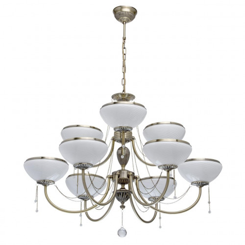 подвесная люстра mw-light фелиция 347019309 белая в Благовещенске