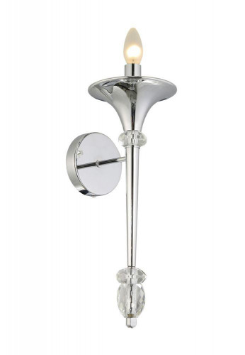 бра crystal lux miracle ap1 chrome в Благовещенске