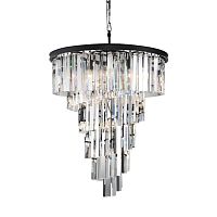 люстра helix clear от delight collection прозрачная/черная в Благовещенске