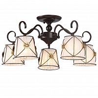 потолочная люстра arte lamp 72 a5495pl-5br в Благовещенске