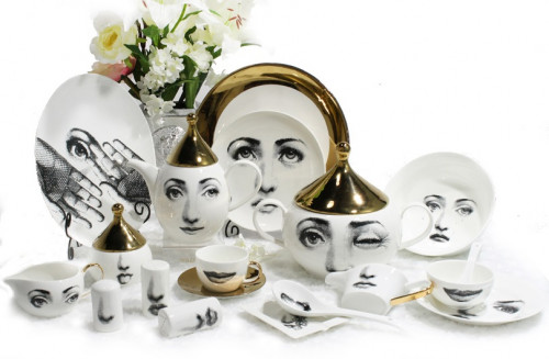 столовый сервиз пьеро форназетти golden faces в Благовещенске