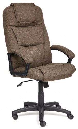 компьютерное кресло tetchair бергамо (крестовина пластик, обивка ткань) для руководителя в Благовещенске