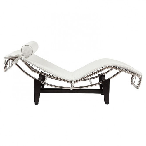 шезлонг chaise longue lc4 белый в Благовещенске