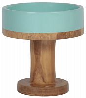 ваза настольная rustic chic bowl blue wood в Благовещенске