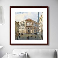 картина: view of the riga stock exchange, 1880г. в Благовещенске