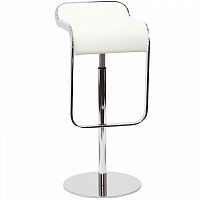 барный стул lem style piston stool белая кожа в Благовещенске