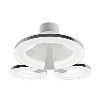 потолочный светодиодный светильник idlamp jenevra 397/3pf-ledwhitechrome в Благовещенске