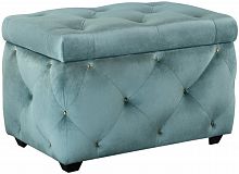 сундук leset classic-е64 велюр yd-25b бирюзовый/ножки пластик в Благовещенске