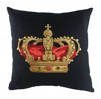 подушка с картинкой короны king crown black в Благовещенске