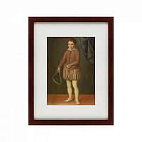картина: portrait of a boy holding a tennis racket and ball, 1600 в Благовещенске