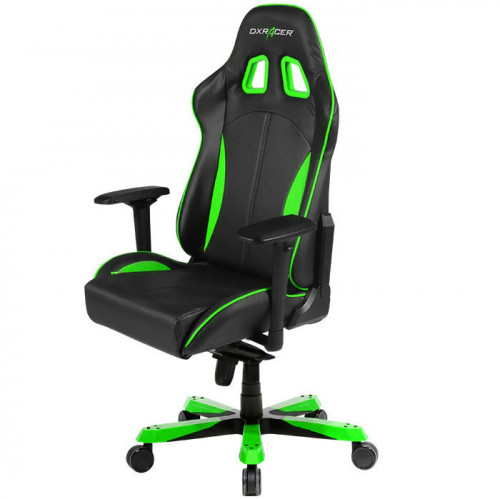 кресло геймерское dxracer king ks57 черно-зеленое в Благовещенске