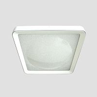 потолочный светодиодный светильник ambrella light orbital crystal sand fs1216 wh/wh 72w+29w d500*500 в Благовещенске