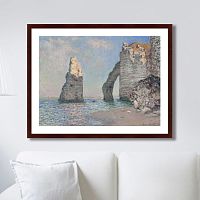 картина: the rock needle and the porte d'aval, 1885г. в Благовещенске