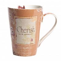 кружка cherish персикового цвета в Благовещенске