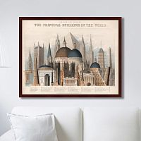 картина: comparative view of the principal buildings in the world, 1850г. в Благовещенске