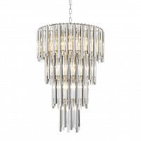 люстра gigi 13 nickel от delight collection прозрачная/никель в Благовещенске