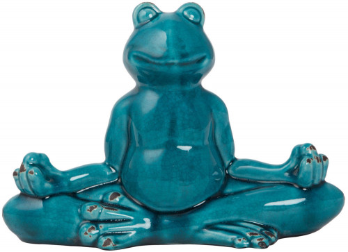 декор frog blue meditation в Благовещенске