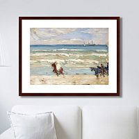 картина: beach scene, tangier, 1906г. в Благовещенске