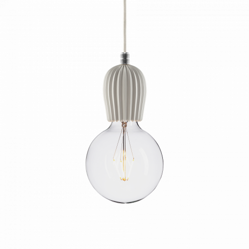 подвесной светильник beton rib white aluminum в Благовещенске