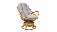 кресло-качалка swivel rocker коричневый в Благовещенске