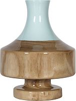 ваза настольная rustic chic vase blue wood в Благовещенске