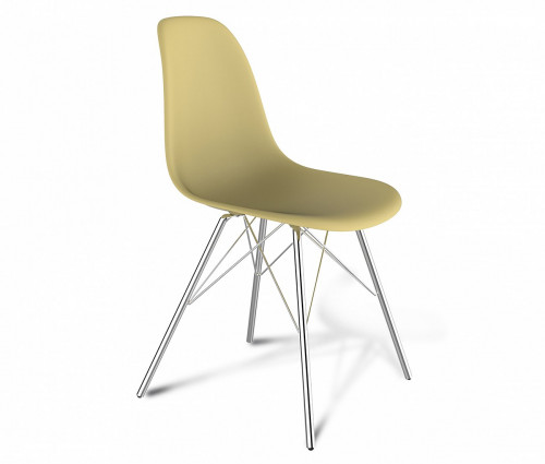 стул dsr бежевый s37 (eames style) в Благовещенске