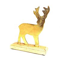 украшение декоративное golden raindeer, 22х18х5 см в Благовещенске