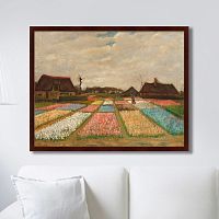картина: flower beds in holland, 1883г. в Благовещенске