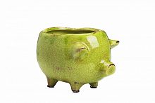 цветочный горшок pig planter зеленый в Благовещенске