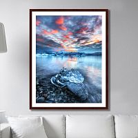 картина iceland coast 100х78,5 см в Благовещенске