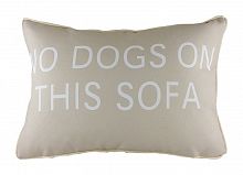 подушка с надписью no dogs on this sofa в Благовещенске