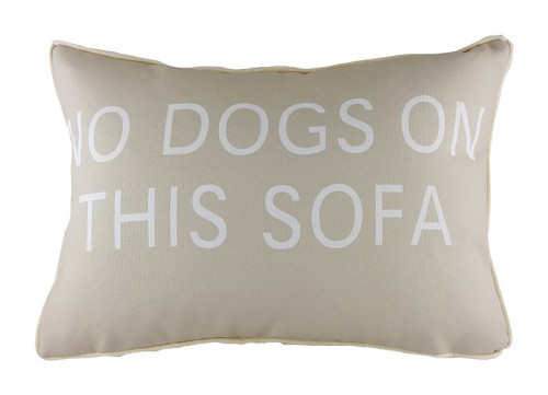 подушка с надписью no dogs on this sofa в Благовещенске