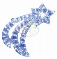 светодиодная фигура летящая звездочка 62см в Благовещенске