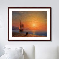 картина: море, 1864г. в Благовещенске