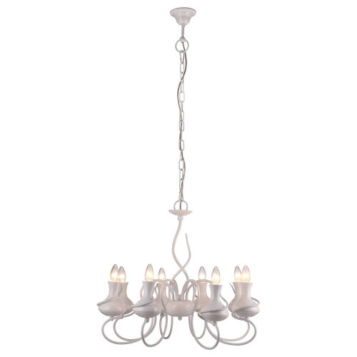 подвесная люстра arte lamp vaso a6819lm-8wh в Благовещенске