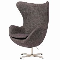 кресло egg chair серое в Благовещенске