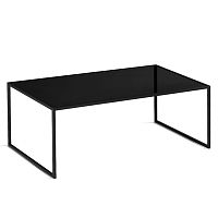 стол журнальный london lite black черное стекло в Благовещенске