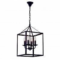 дизайнерская подвесная люстра spot light cage 9810404 черная в Благовещенске