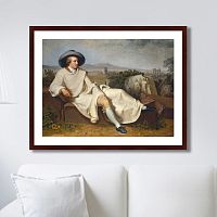 картина: goethe in the roman campagna, 1787г. в Благовещенске